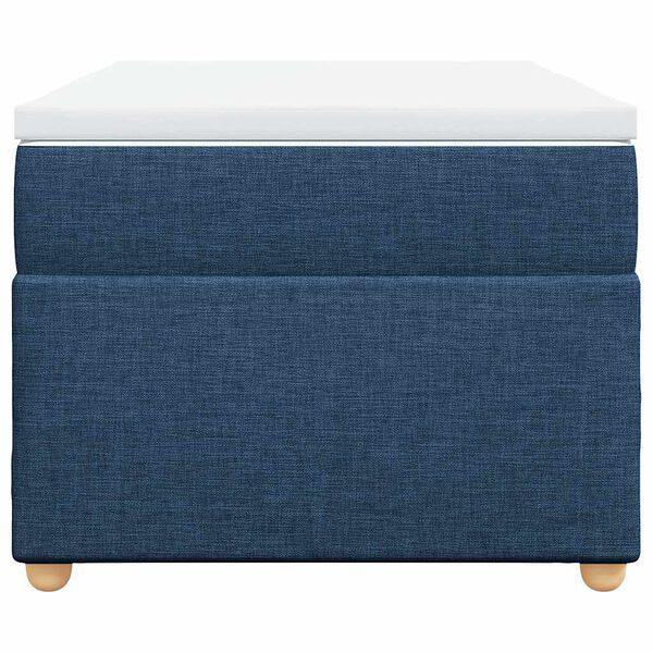 vidaXL Krevet s oprugama i madracem plavi 100 x 200 cm od tkanine