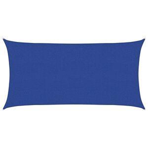 vidaXL Jedro za za&scaron;titu od sunca 160 g/m&sup2; pravokutno plavo 2,5x5m HDPE