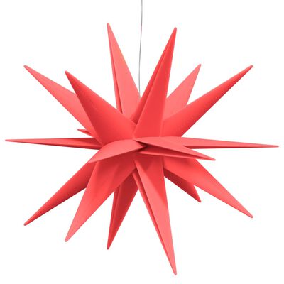vidaXL Božićno svjetlo s LED svjetlima sklopivo crveno 57 cm