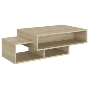 vidaXL Stolić za kavu boja hrasta 105 x 55 x 32 cm konstruirano drvo