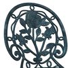 vidaXL Bistro set za vrt 3 pcs Zelena Aluminij