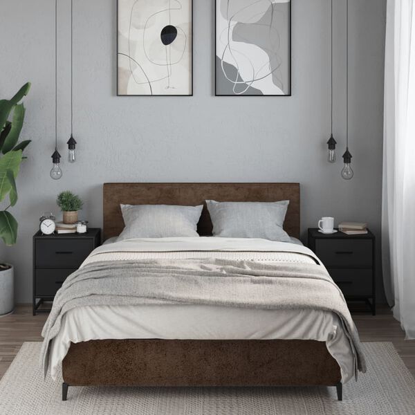 vidaXL Noćni ormarići 2 kom crni 40x31x50 cm od konstruiranog drva