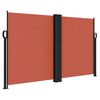 vidaXL Uvlačiva bočna tenda 140 x 1000 cm terakota