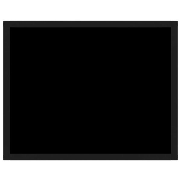 vidaXL Konzolni stol crni 50 x 40 x 40 cm od kaljenog stakla