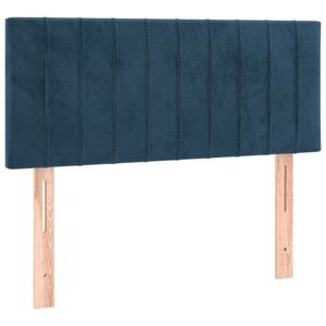 vidaXL Uzglavlje tamnoplavo 100x5x78/88 cm bar&scaron;unasto