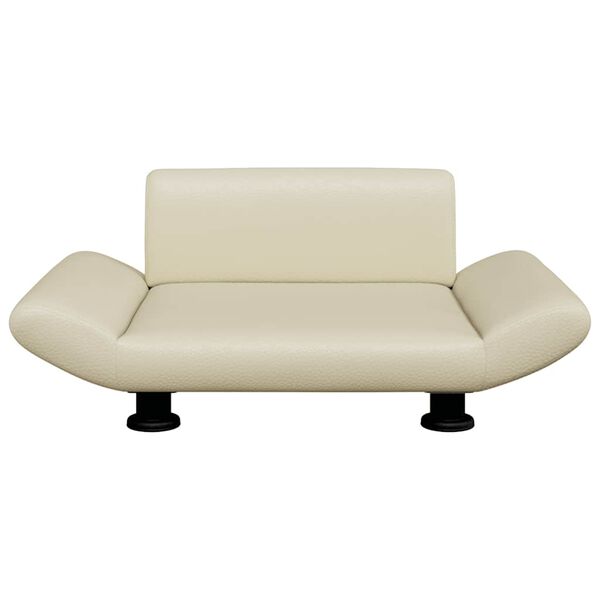 vidaXL Krevet za pse krem 70 x 45 x 28 cm od umjetne kože