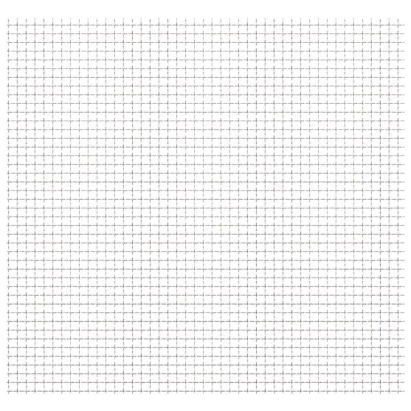 vidaXL Vrtna mrežasta ograda od nehrđajućeg čelika 50x50 cm 21x21x2,5 mm