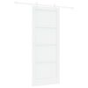 vidaXL Klizna vrata 86 x 211 cm Konstruirano drvo Bijela