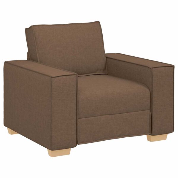 vidaXL Sofa fotelja smeđa 100x78x84 cm tkanina