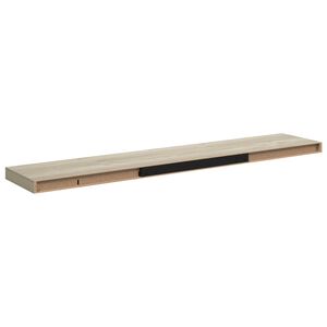 vidaXL Plutajuće zidne police 4 kom boja hrasta 120x23,5x3,8 cm MDF
