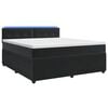 vidaXL Boxspring krevet s madracem Crna 140 x 190 cm Bar&scaron;un