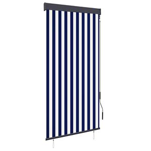 vidaXL Vanjska roleta 100 x 250 cm plavo-bijela
