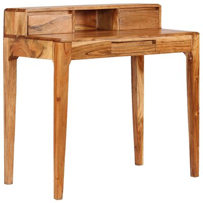 vidaXL Pisaći stol s ladicama od masivnog drva 88 x 50 x 90 cm