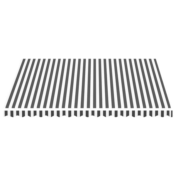 vidaXL Zamjenska tkanina za tendu antracit-bijela 4 x 3,5 m