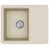 vidaXL Umivaonik Bež 560 x 460 mm 80% kvarc i 20% smola