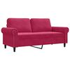 vidaXL Dvosjed crvena boja vina 140 cm bar&scaron;unasti