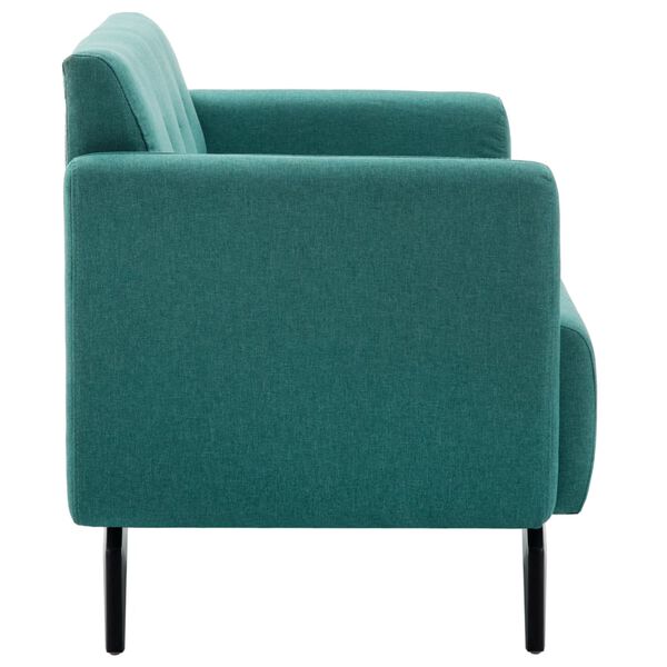 vidaXL Dvosjed presvučen tkaninom 115 x 60 x 67 cm zeleni