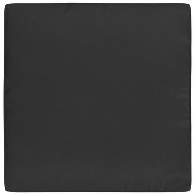 vidaXL Paletni podni jastuk od tkanine 60 x 61,5 x 6 cm crni