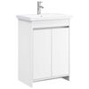 vidaXL Set namje&scaron;taja za kupaonicu Bijela 61 x 40 x 84,5 cm