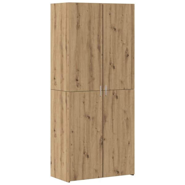 vidaXL Highboard 2 pcs Umjetnički hrast 80 x 42 x 185 cm