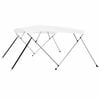 vidaXL Tenda bimini s 4 luka bijela 243 x 180 x 137 cm