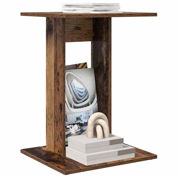 vidaXL Bocni stol Staro drvo 45 x 40 x 62,5 cm Konstruirano drvo