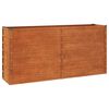 vidaXL Povi&scaron;ena vrtna gredica boja hrđe 160 x 40 x 77 cm čelik COR-TEN