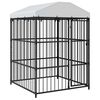 vidaXL Vanjski kavez za pse s krovom 150 x 150 x 210 cm