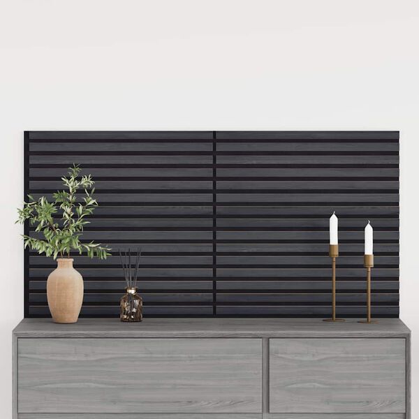 vidaXL Akustične zidne ploče 2 kom letvice 60,5x60 cm hrastov furnir