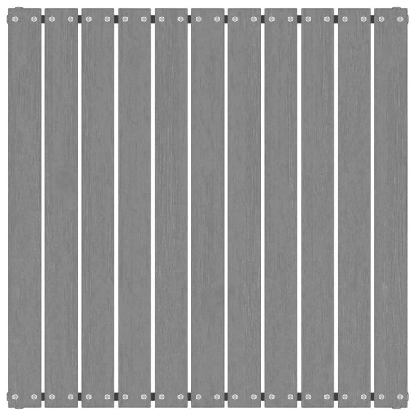 vidaXL Vrtni tabure s jastukom sivi od masivne borovine