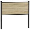 vidaXL Zamjensko uzglavlje boja hrasta sonome 107 cm konstruirano drvo i čelik