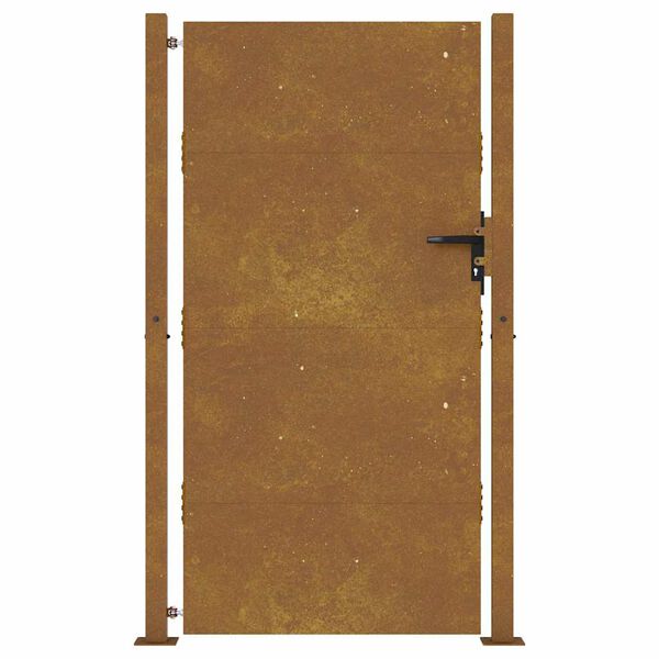 vidaXL Vrtna vrata 100x200 cm Corten čelik
