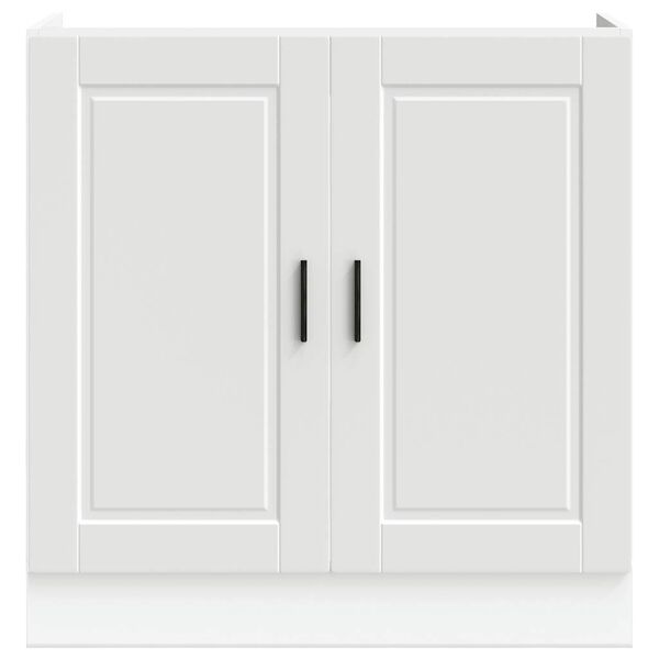 vidaXL Donji ormarić za sudoper Porto bijeli 80x46x81,5 cm drveni