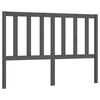 vidaXL Uzglavlje za krevet sivo 166 x 4 x 100 cm od masivne borovine