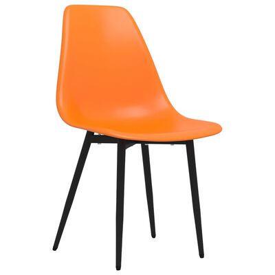 vidaXL Blagovaonske stolice 4 kom narančaste PP
