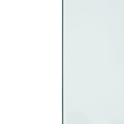 vidaXL Staklena ploča za kamin pravokutna 100x50 cm