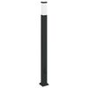 vidaXL Stupić s utičnicom 110 cm Crna IP44