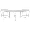 vidaXL Klupa pod drvetom 4-Broj sjedala 160 x 80 x 44 cm Čelik
