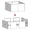 vidaXL Posuda za sadnju 80 x 80 x 40 cm od čelika COR-TEN