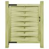 vidaXL Vrtna vrata od impregnirane borovine 100 x 125 cm zelena