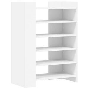 vidaXL Ormarić za cipele bijeli 74,5x37,5x100 cm od konstruiranog drva