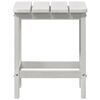 vidaXL Adirondack Stolić Bijelo 38 x 38 x 46 cm HDPE