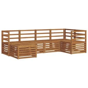 vidaXL Set vanjskih sofa 6 kom. Prirodna Poliester
