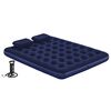90750 Bestway Inflatable Flocked Airbed with Pillow and Air Pump 203 x 152 x 22 cm 67374