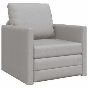 vidaXL Krevet na razvlačenje Oblačnosiva 74 x 77 x 81 cm tkanina