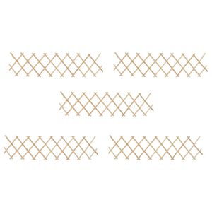vidaXL Re&scaron;etkaste ograde 5 kom od jelovine 180 x 30 cm