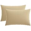 vidaXL Presvlaka za jastuk 2 pcs HEERLEN Bež 50 x 80 cm Poliester