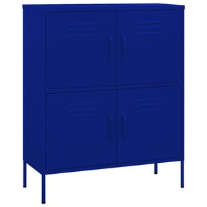 vidaXL Ormarić za pohranu modri 80 x 35 x 101,5 cm čelični