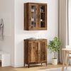 vidaXL Highboard Staro drvo 69,5 x 34 x 180 cm Konstruirano drvo