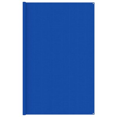 vidaXL Tepih za šator 300 x 600 cm plavi HDPE